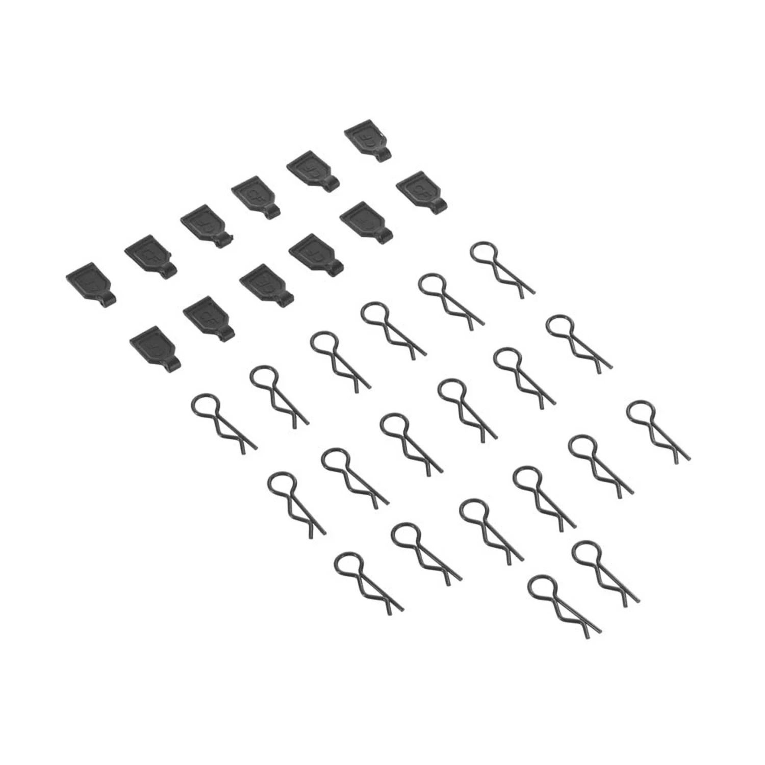 Duratrax 1/10 Body Clips (20) & Rubber Pull Tabs (12) for Parts, Electronics & Accessories 3 Duratrax 1/10 Body Clips (20) & Rubber Pull Tabs (12) for Parts, Electronics & Accessories