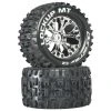 Duratrax Lockup MT 2.8" 2WD Mounted Rear C2 Tires, Chrome (2) for Tires & Wheels -Duratrac Store DTXC3509 A0 J9VOKT0Z