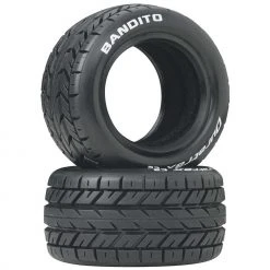Duratrax Bandito 1/10 Buggy Tires Rear 4WD C2 (2) for Tires & Wheels