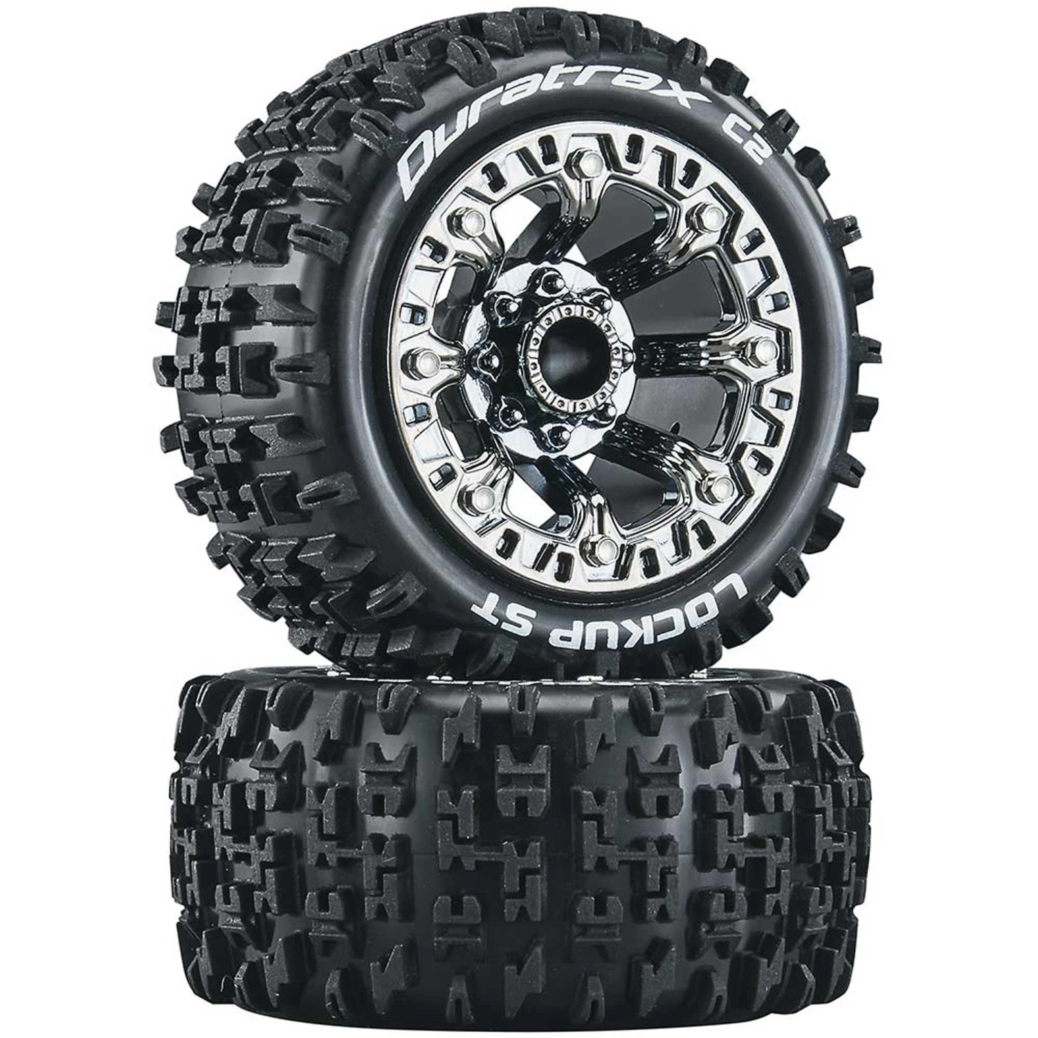 Duratrax Lockup ST 2.2 Tires, Chrome (2) for Tires & Wheels 3 Duratrax Lockup ST 2.2 Tires, Chrome (2) for Tires & Wheels