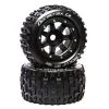 Duratrax Lockup MT Belt 2.8" Mounted Front/Rear Tires, .5 Offset 17mm, Black (2) for Tires & Wheels -Duratrac Store DTXC5602 A0 9MWYE4RR